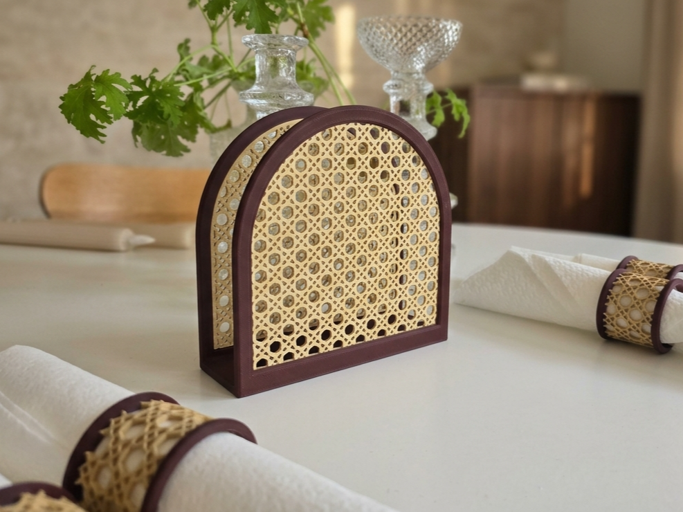 Rattan Napkin Holder - 1