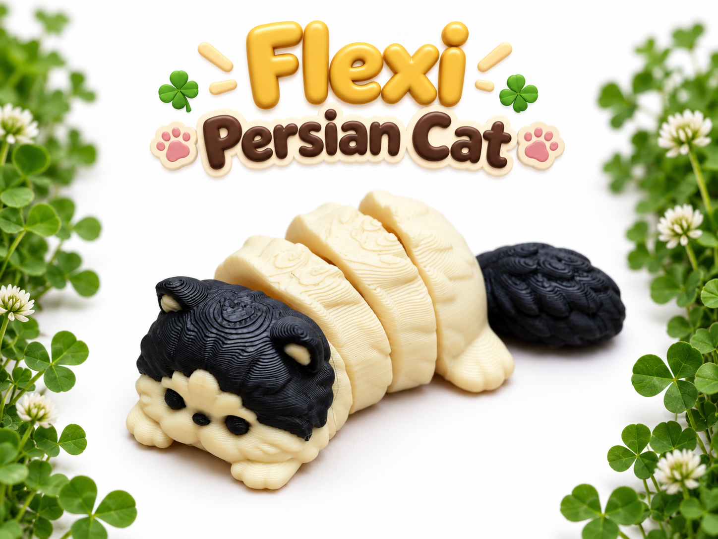 Flexi Persian Сat - 3D printed Other Toys & Games, in stock in India