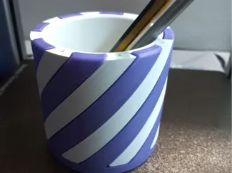 Impossible Box Vase — 2 Color, Zero Waste Purge