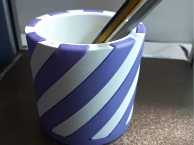 Impossible Box Vase — 2 Color, Zero Waste Purge