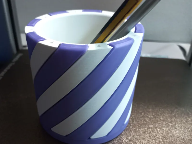 Impossible Box Vase — 2 Color, Zero Waste Purge
