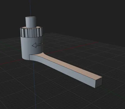 KWA MP9 replacement Hopup adjustment lever