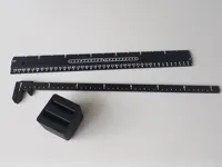 Range pied à coulisse et règle Gridfinity — photo 2
