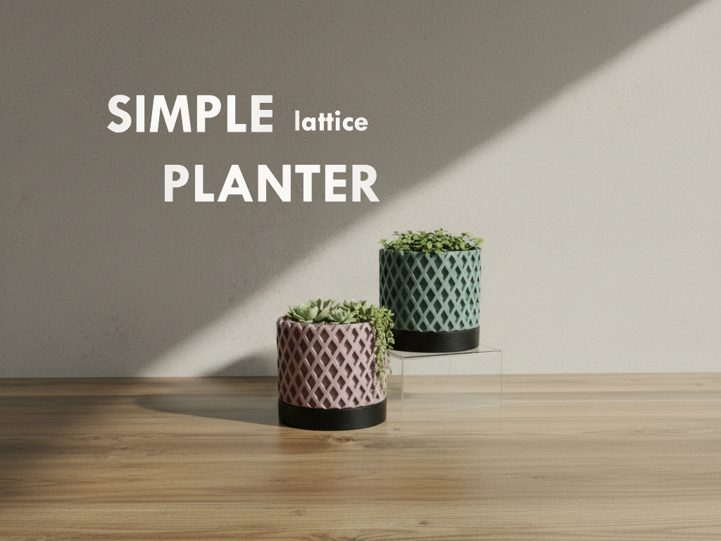 Simple Lattice Planter
