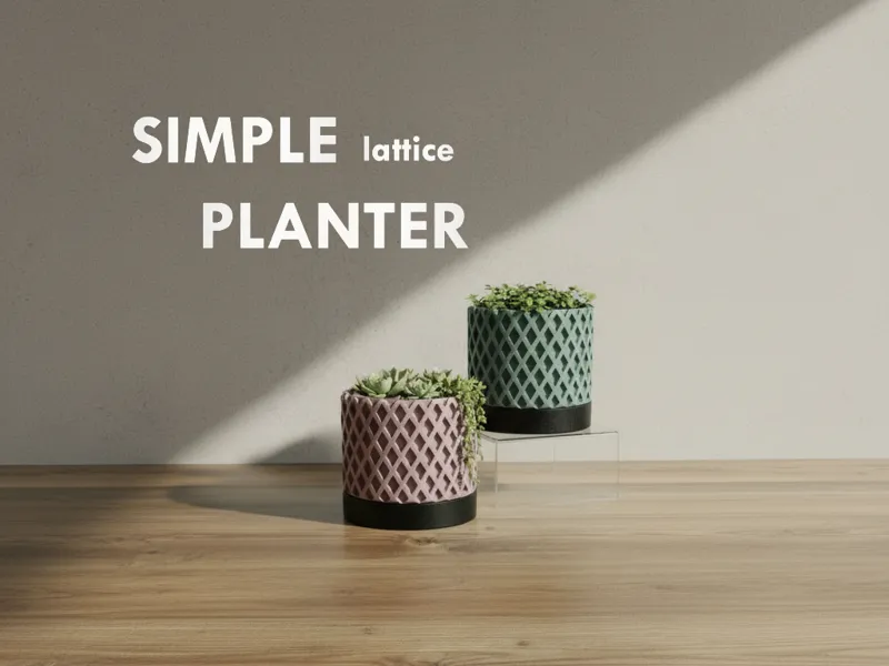 Simple Lattice Planter
