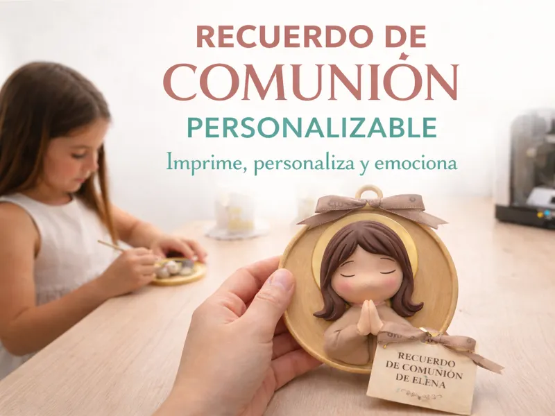 Recuerdo de Comunión personalizable