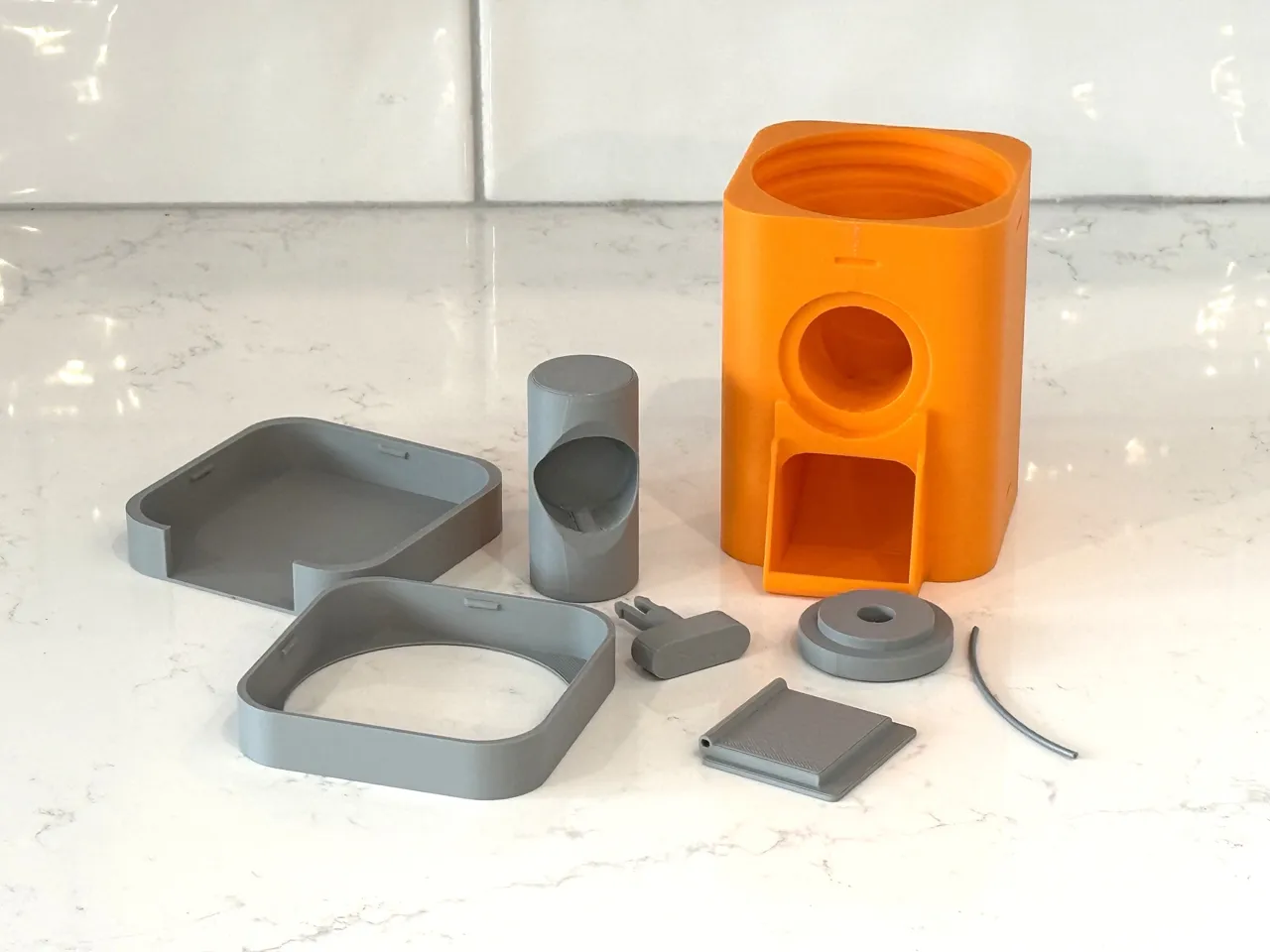 Mason Jar Candy Dispenser (threaded jar) view 3