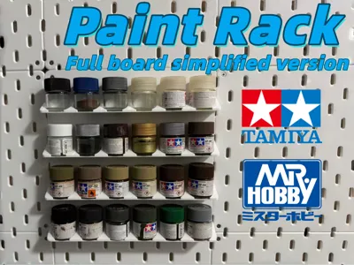 Paint rack for Tamiya Wall Holder