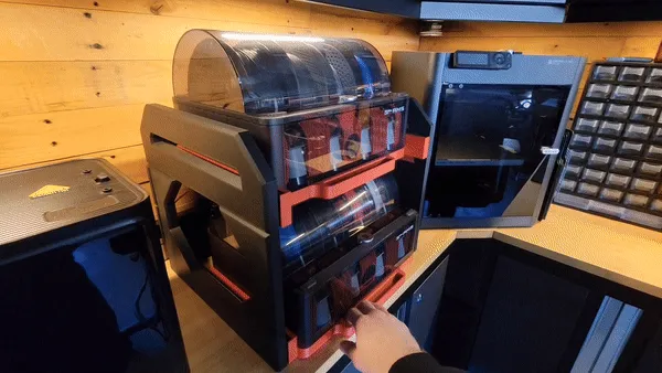 Dual AMS Sliding Rack - Bowtie Assembly view 3