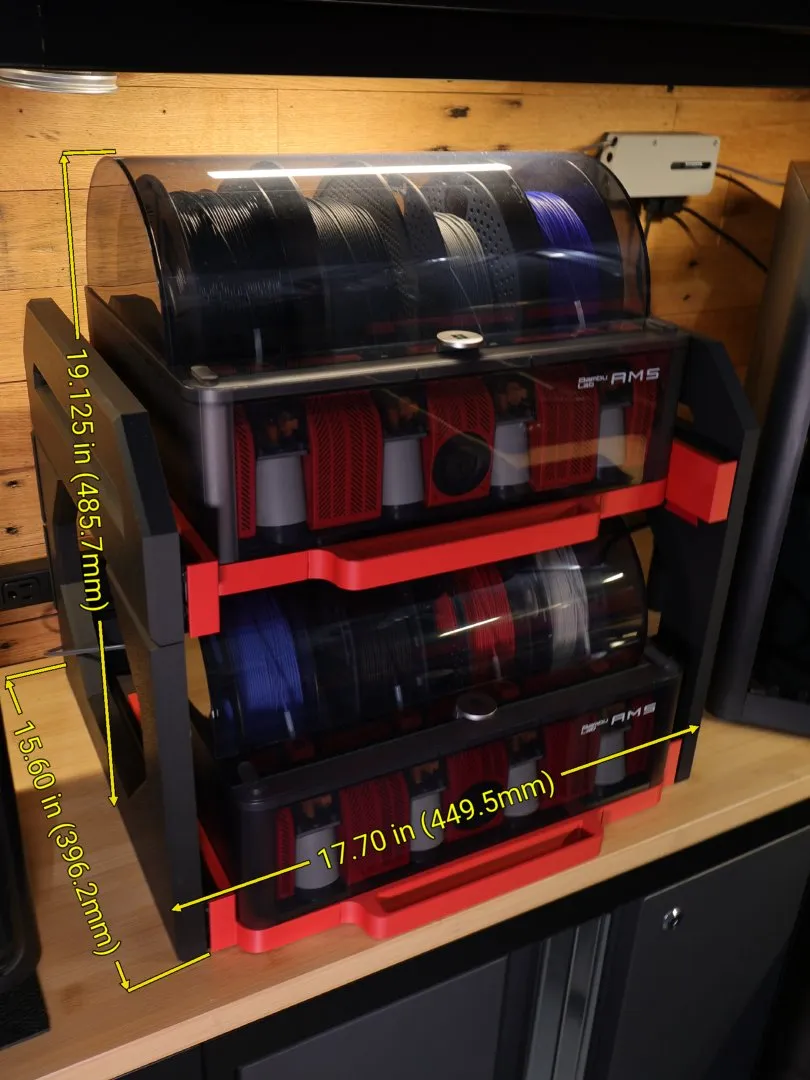 Dual AMS Sliding Rack - Bowtie Assembly view 4