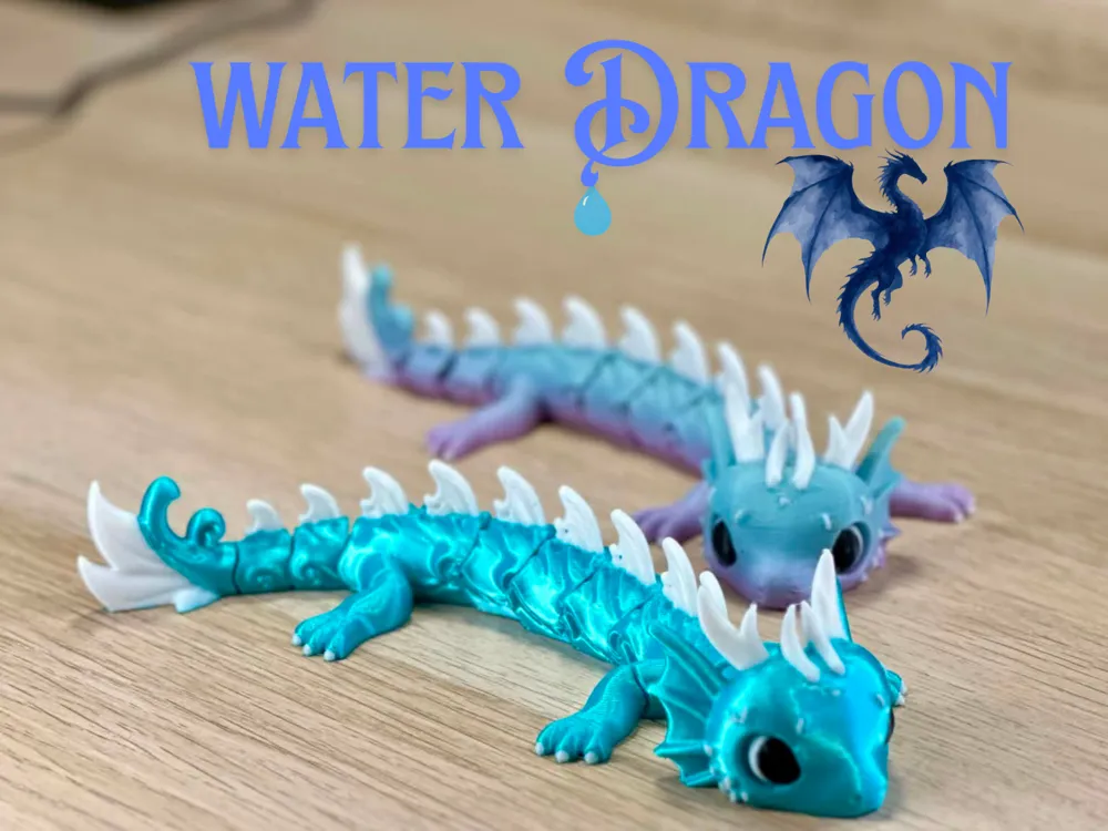 Adorno temático: Water Dragon. Referencia del modelo original.