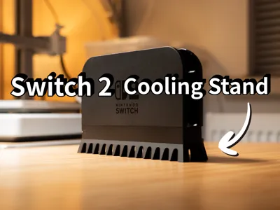 Switch 2 Cooling Stand, no fan or any accessories needed, significant cooling effect!