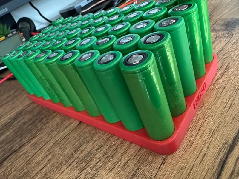16850 li-ion cell 10x5 holder stand