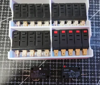 欧姆龙omron微动储存收纳盒