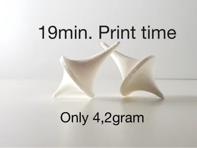 Speed Spinner/19min. Print time/Only 4.2gram