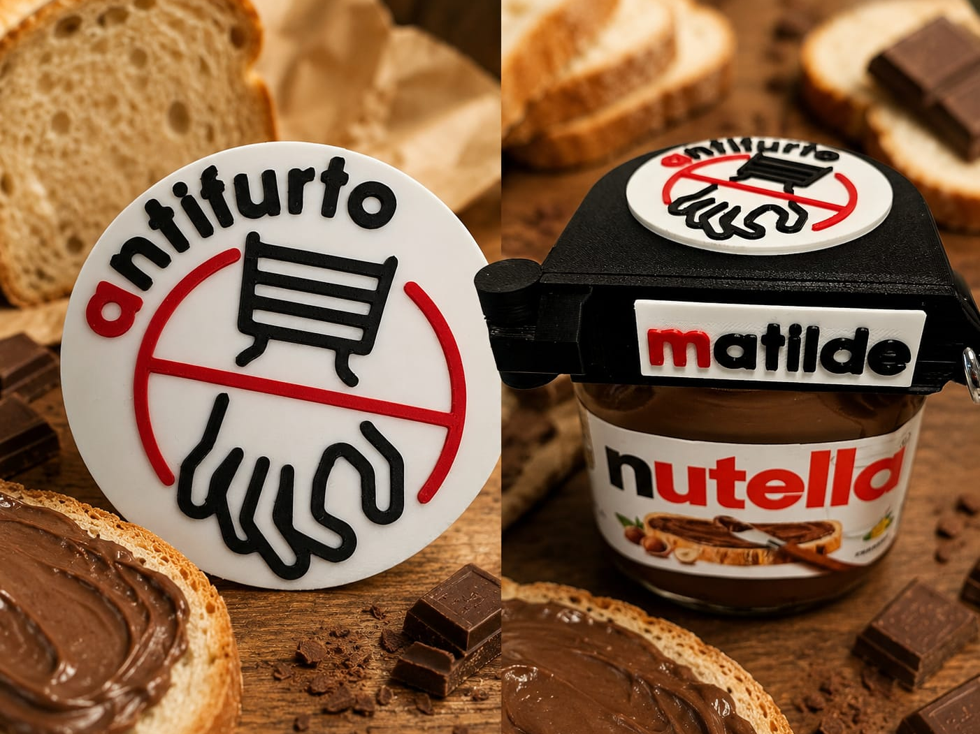 Nutella security device disc
