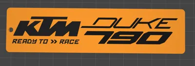 KTM Duke 790 Keychain