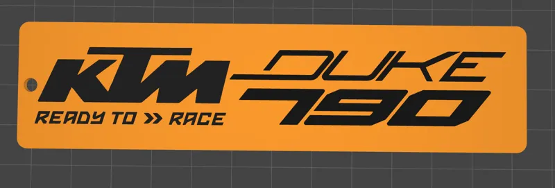 KTM Duke 790 Keychain