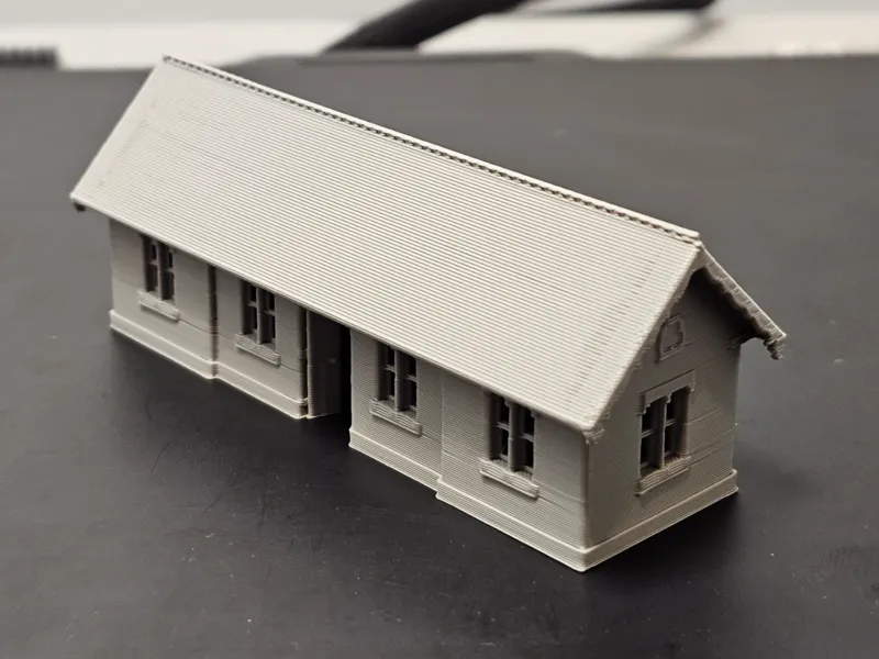 N-gauge Railway Station Waiting Shed