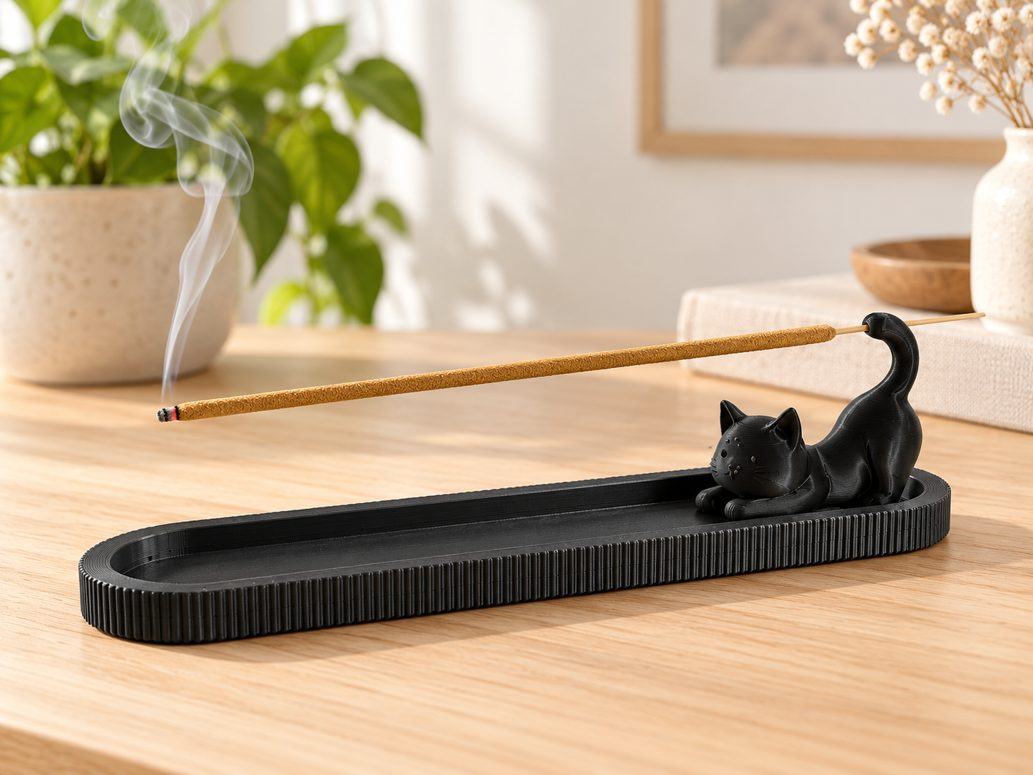 Minimalist Cat Incense Holder – A1 Mini Compatible - 1