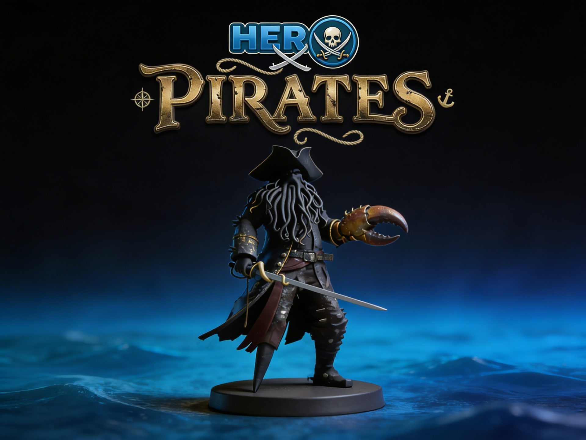 HERO PIRATES OF CARIBBIAN DAVY JONES