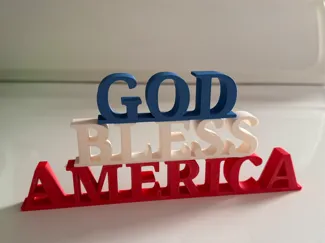 God Bless America Sign