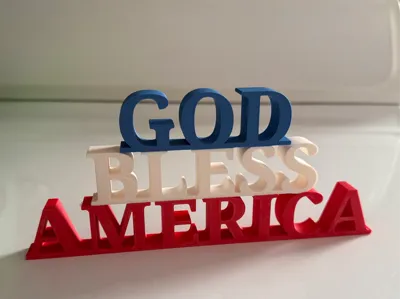 God Bless America Sign