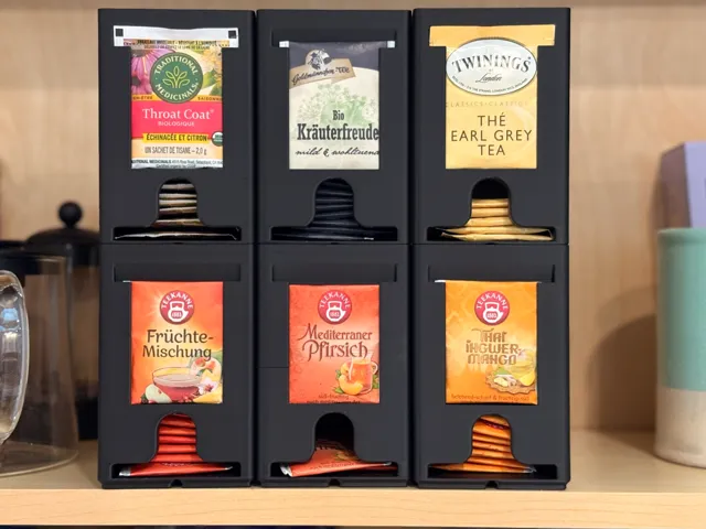 Ultimate Tea Organizer, Tea Dispenser (Gridfinity)