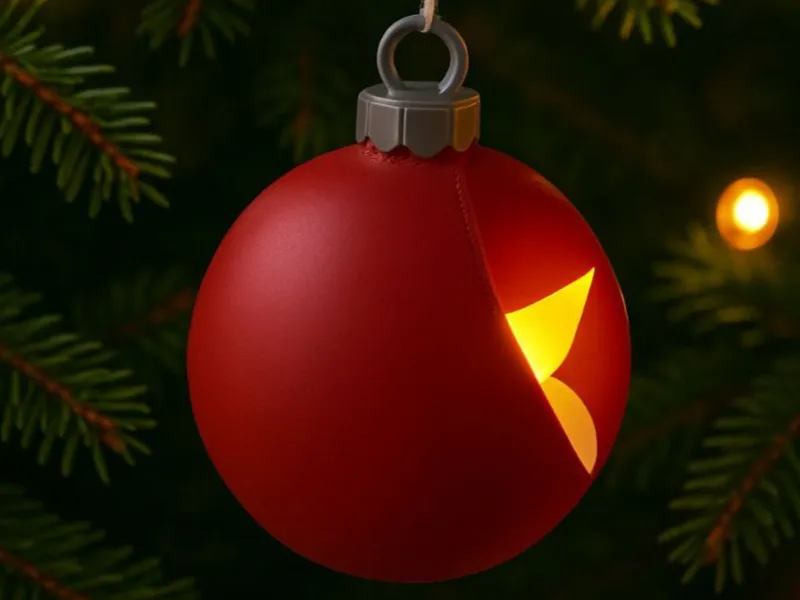 Weihnachtskugel mit LED-Teelicht