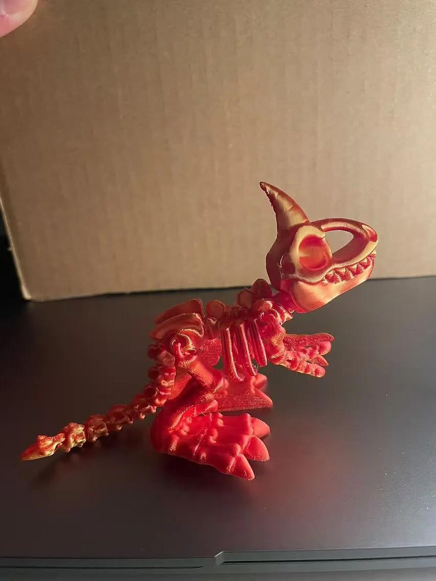 Miniatura 2 do modelo 3D 骨架霸王龙化石（尾部无需胶水）