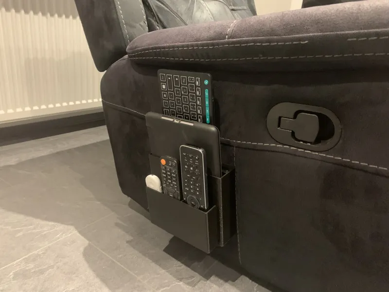Couch Remote Holder with Ipad and Keyboard support