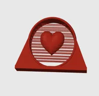 Cœur lévitant décoratif — Saint-Valentin — photo 3