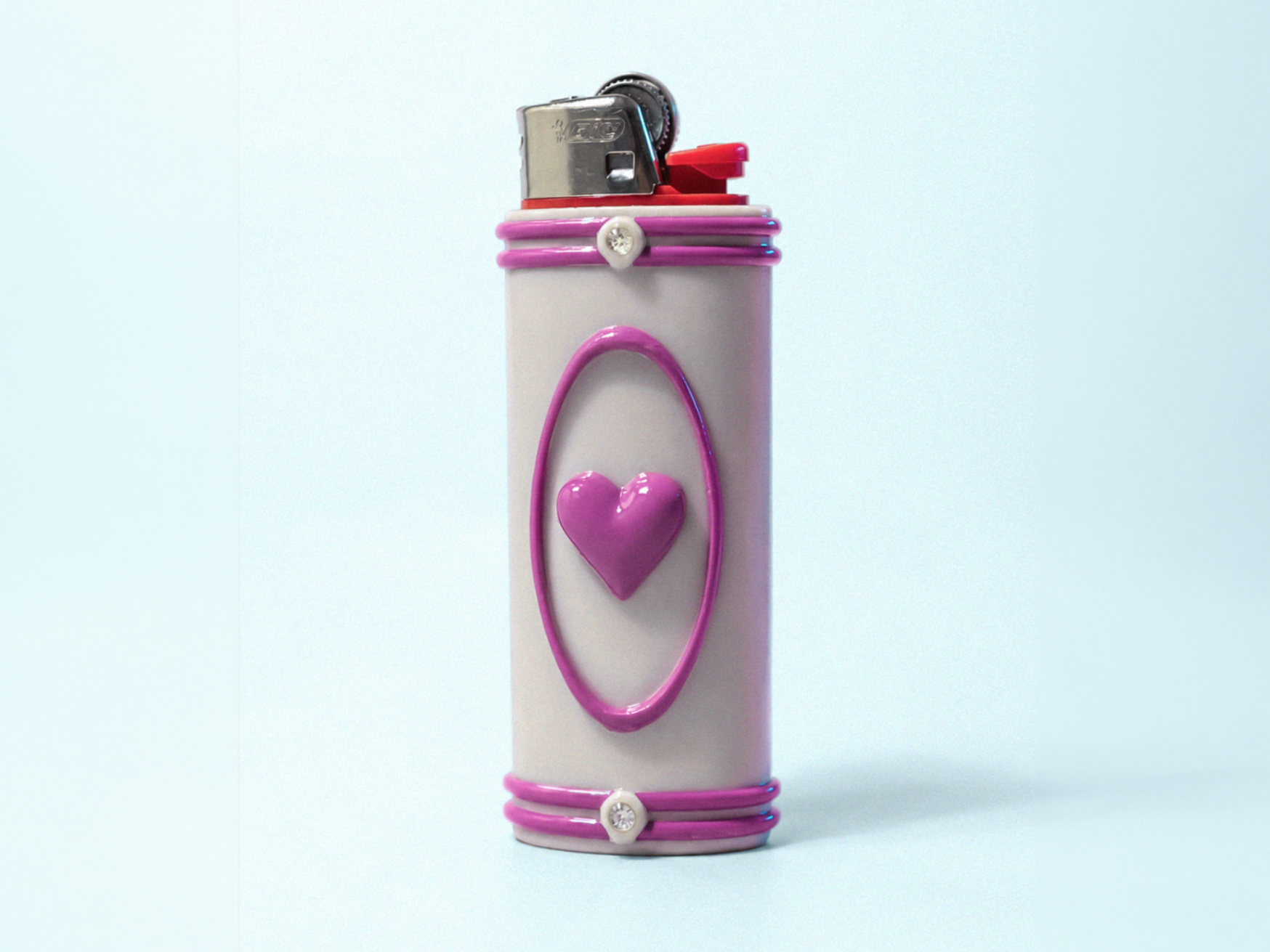Multicolor Cute Decorative Lighter Case