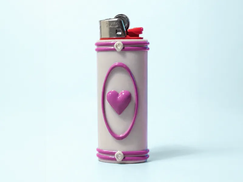Multicolor Cute Decorative Lighter Case