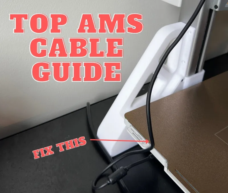 A1 top-mounted AMS lite cable guide
