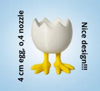 0.12mm layer, 2 walls, 15% infil Medium size egg