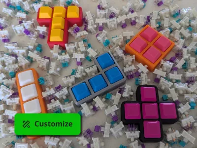 Custom Shape Fidget Clickers