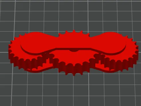 print in place gear fidget toy ver 2.0 - Free 3D Print Model - MakerWorld