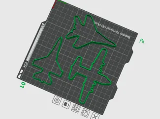 planes cookie cutter