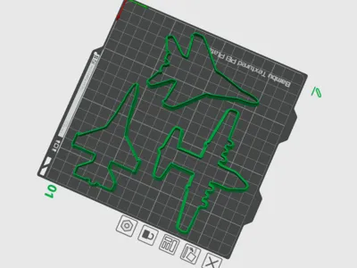 planes cookie cutter