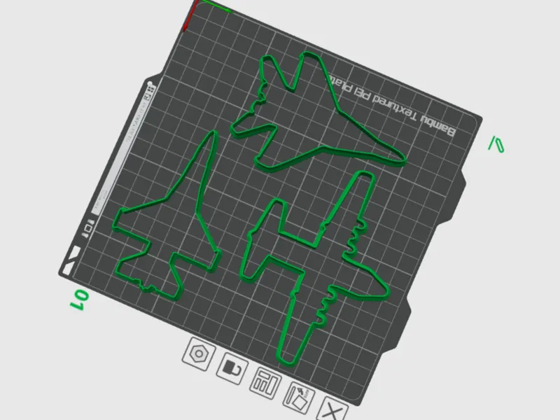 planes cookie cutter