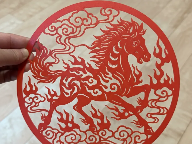 Scarlet's Fire Cloud Horse