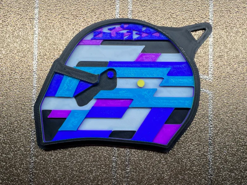 Franco Colapinto 2025 Helmet Keychain