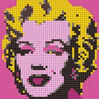 Puzzle pixel art - Portraits de Marilyn façon Andy W. — photo 2