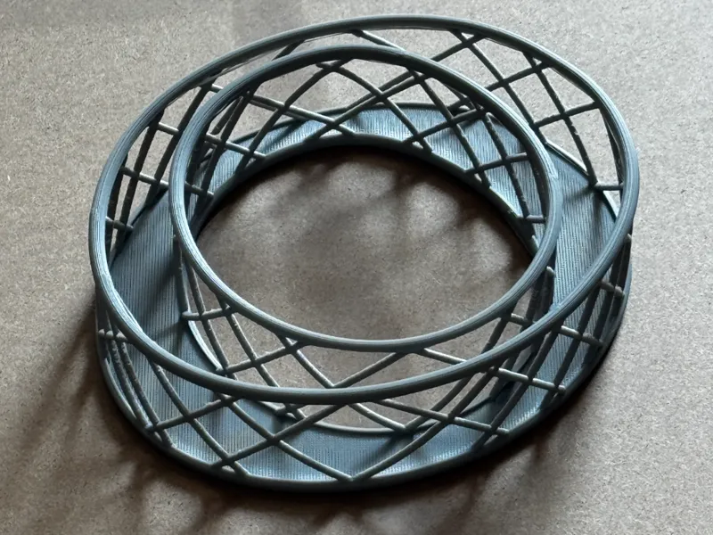 Wireframe Letters - O Letter