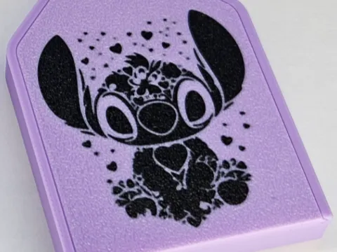 Spill-Proof Diamond Painting Lid with Stitch