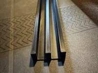 5x7 rails - 0.2mm layer, 2 walls, 15% infill