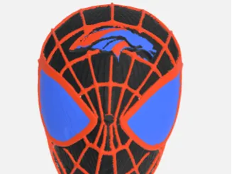 Spider-Man Broncos Helmet
