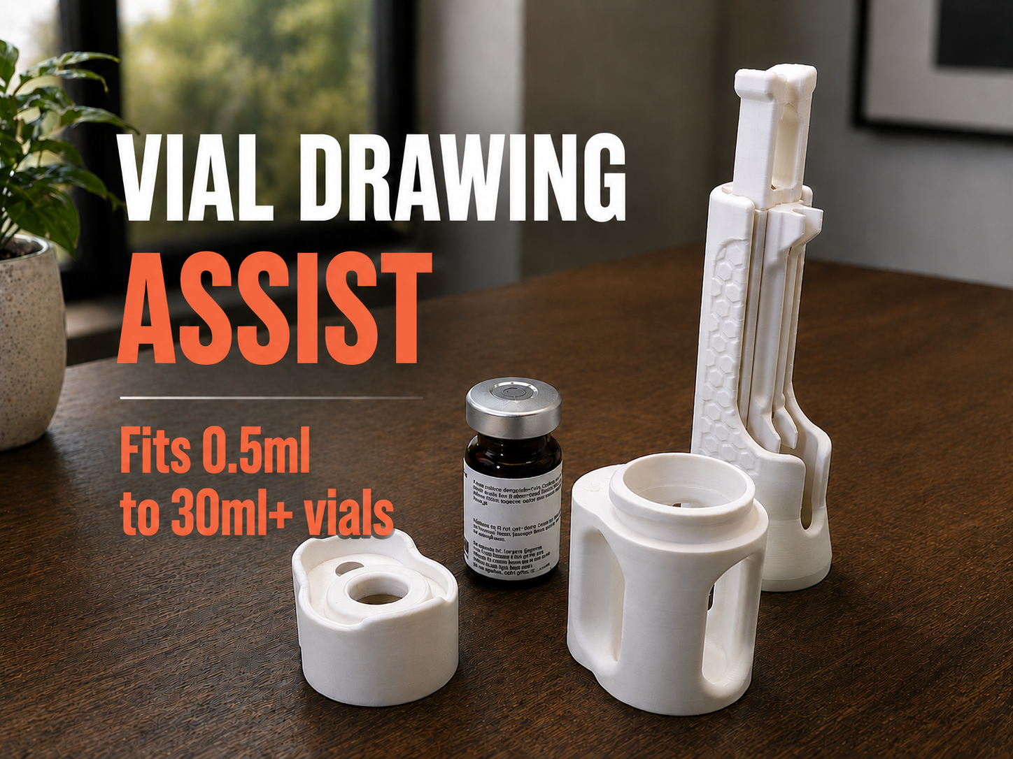Vial Draw Assist 0.5ml to 30ml+ GLP-1 TRT Peptides