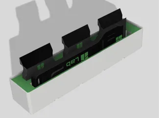 Bambu Lab Bed Scraper (2026 OEM) Gridfinity Holder